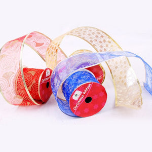 christmas Printed Grosgrain Ribbon Merry Christmas