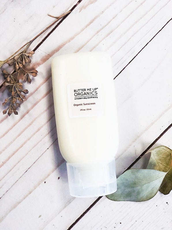 Natural organic sunscreen