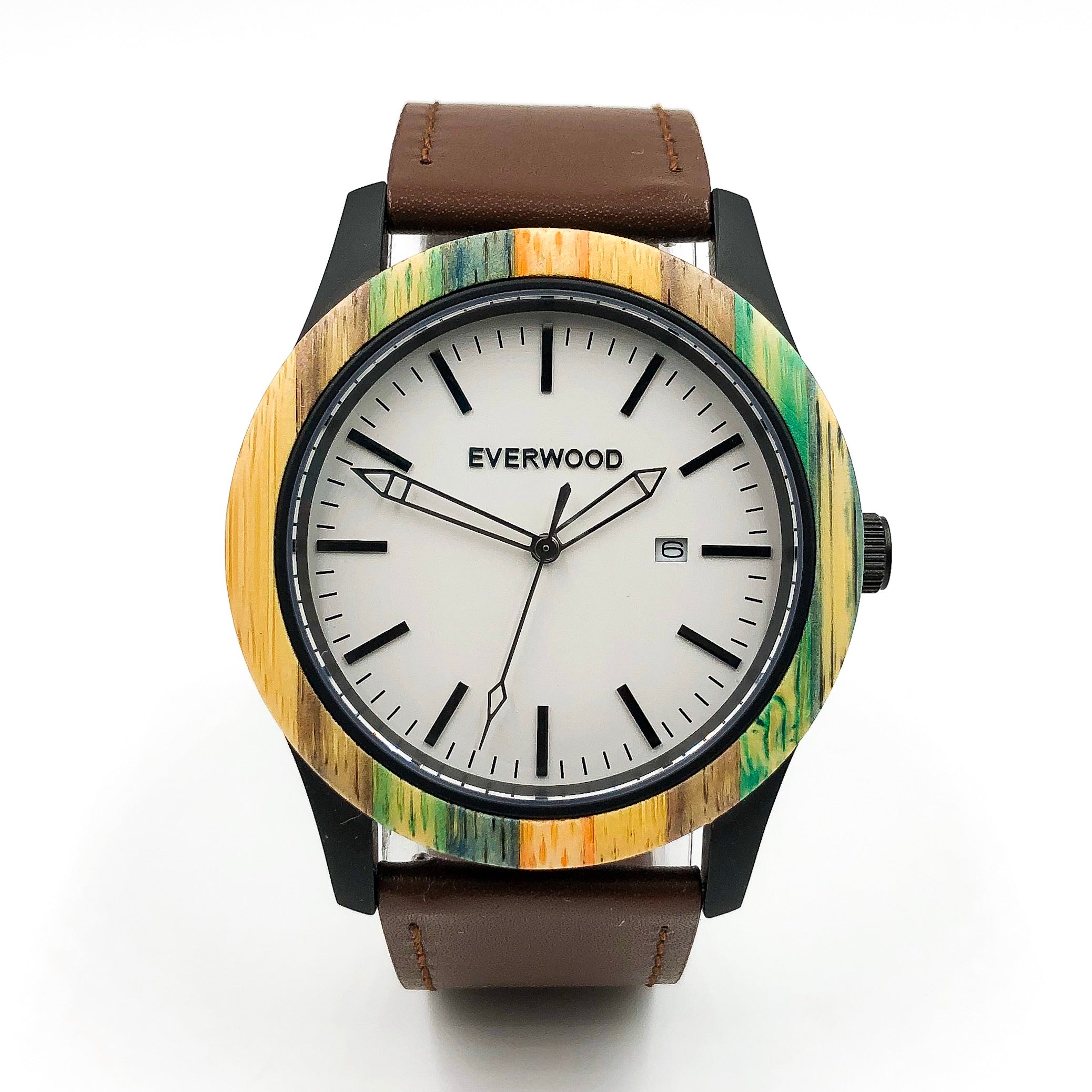 Inverness | Multi Bamboo | Brown Leather