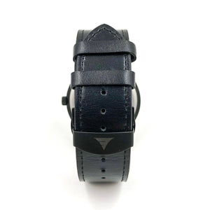Inverness | Zebrawood | Black Leather