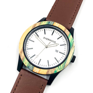 Inverness | Multi Bamboo | Brown Leather