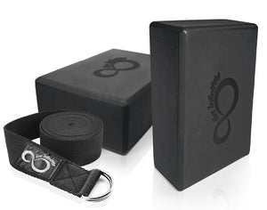 Live Infinitely Yoga Blocks and Strap Set