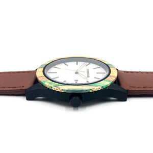 Inverness | Multi Bamboo | Brown Leather