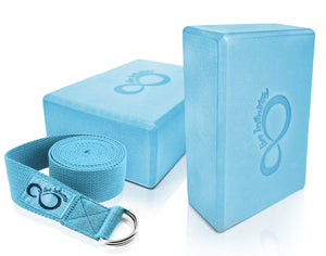 Live Infinitely Yoga Blocks and Strap Set