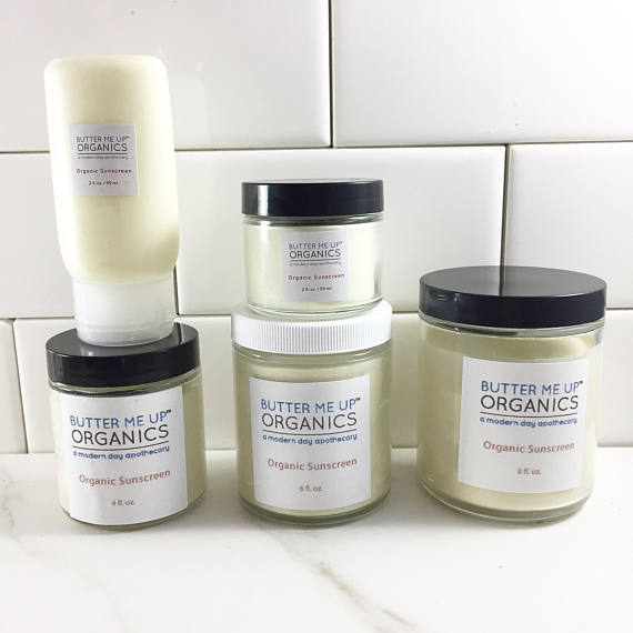 Natural organic sunscreen