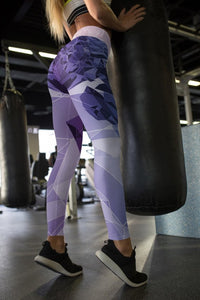 Purple Leggings For Women Gym Leggings Yoga