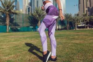 Purple Leggings For Women Gym Leggings Yoga