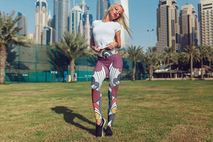 Color Pattern Leggings For Women Party Leggings