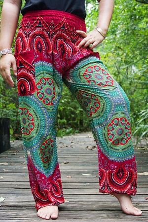 GEOMETRIC Women Boho Pants Hippie Pants Yoga Pants