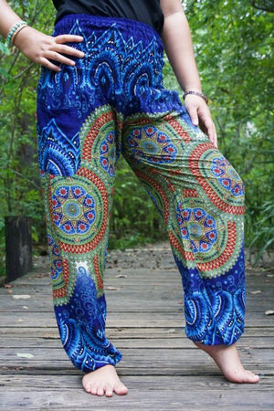 Geometric Women Boho Pants Hippie Pants Yoga Pants