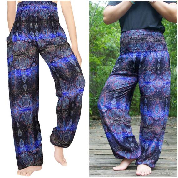 PAISLEY Women Boho Pants Hippie Pants Yoga Pants