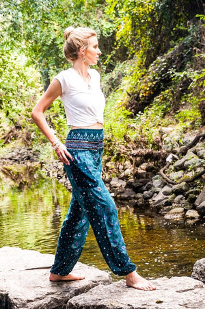 PEACOCK Pants Women Boho Pants Hippie Pants Yoga