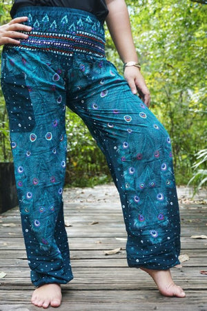 PEACOCK Pants Women Boho Pants Hippie Pants Yoga