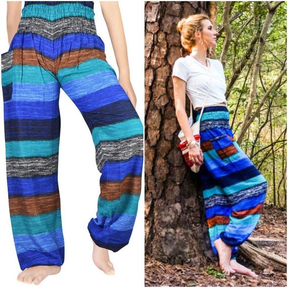 Women Boho Pants Hippie Pants Yoga Pants Harem