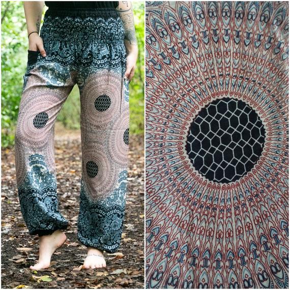 MANDALA Women Boho Pants Hippie Pants Yoga Pants