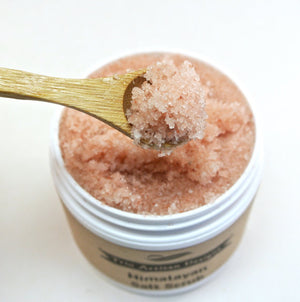 Himalayan Salt Scrub with Mini Wood Spoon