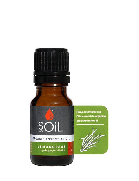 Organic Lemongrass Oil (Cymbopogon Citratus) 10ml