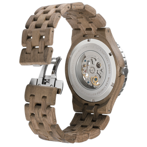 Men's Premium Self-Winding Transparent Body Walnut