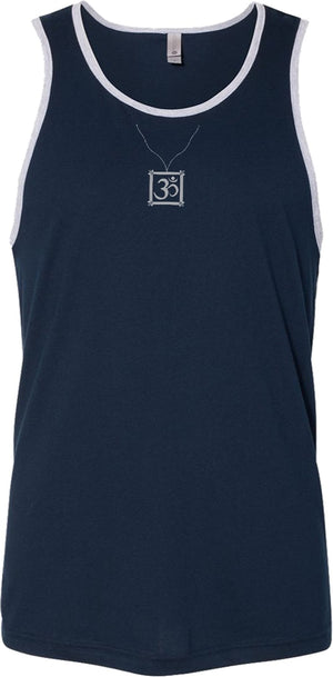AUM Charm Necklace Premium Yoga Tank Top